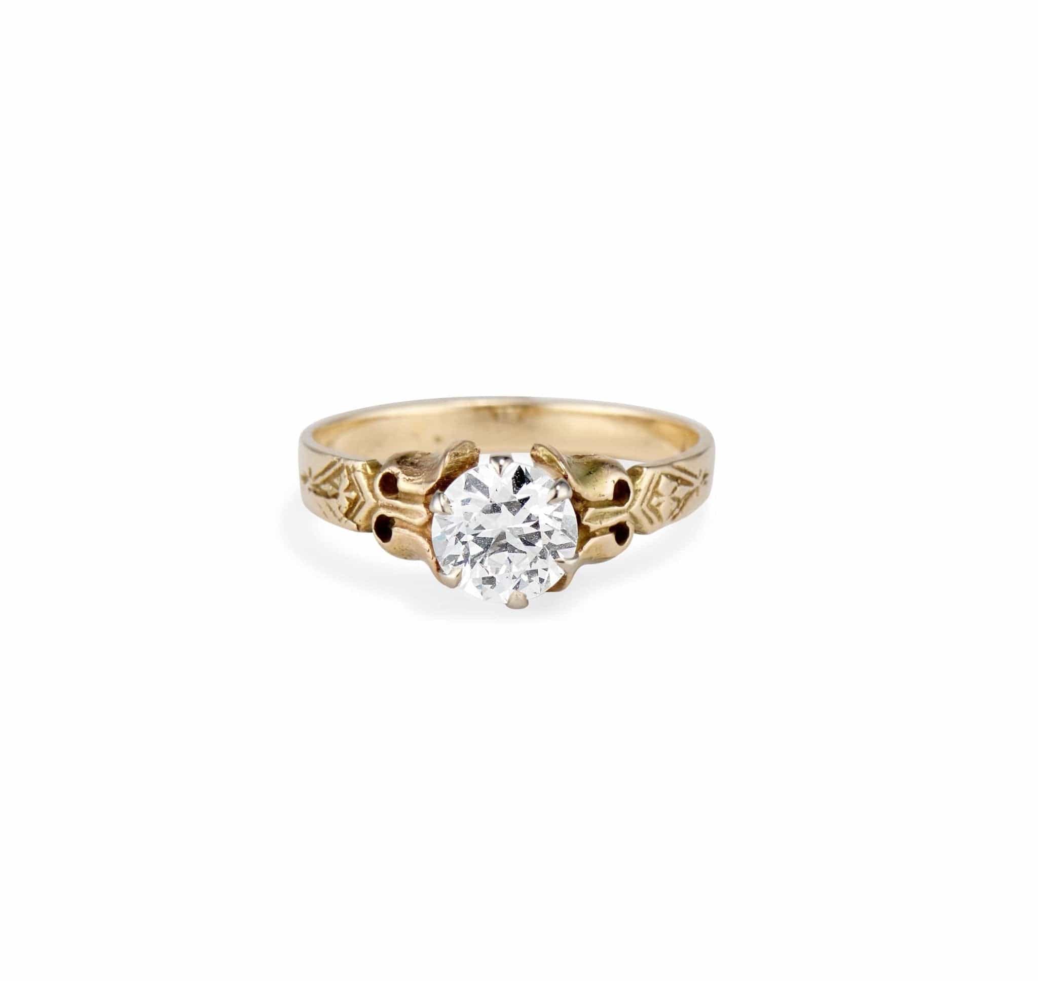 Montgomery - Platinum 1 Carat Round Halo Natural Diamond Engagement Ring @  $3150 | Gabriel & Co.